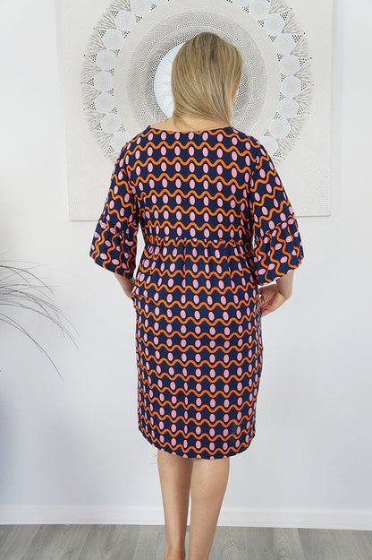 Millie Dress "Waves"