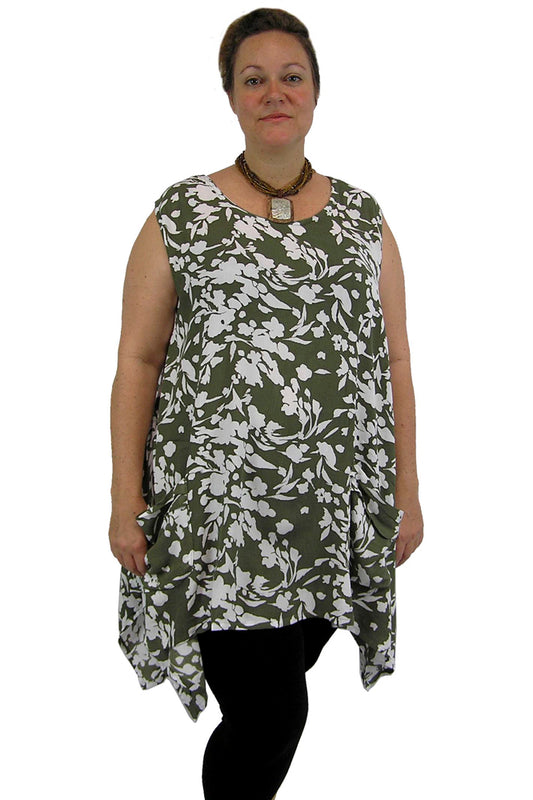 Moda Top "Bubbles" print