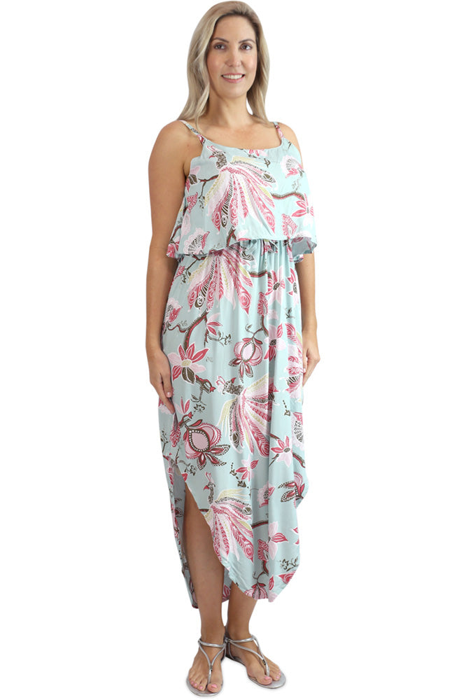 MOJITO MOOD WOVEN MIDI DRESS