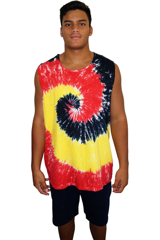 Unisex Tie Dye Muscle Shirt "Dreamtime"