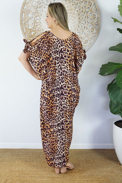 Mykonos Dress "Leopard"