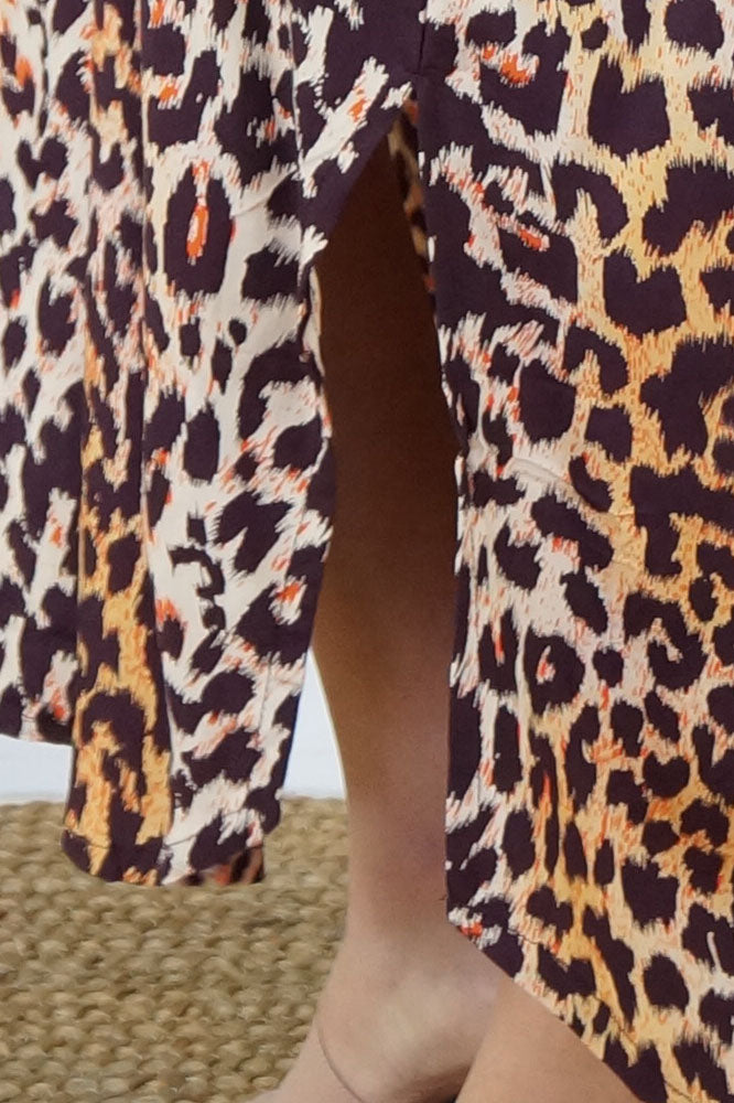 Mykonos Dress "Leopard"