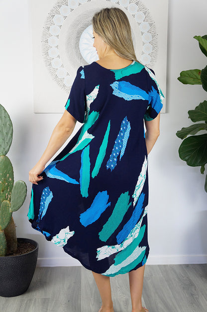 Newport Dress "Abstract"