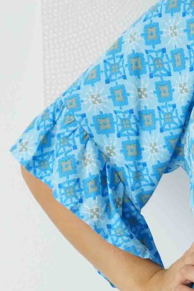 Noosa Top "Snowflower"