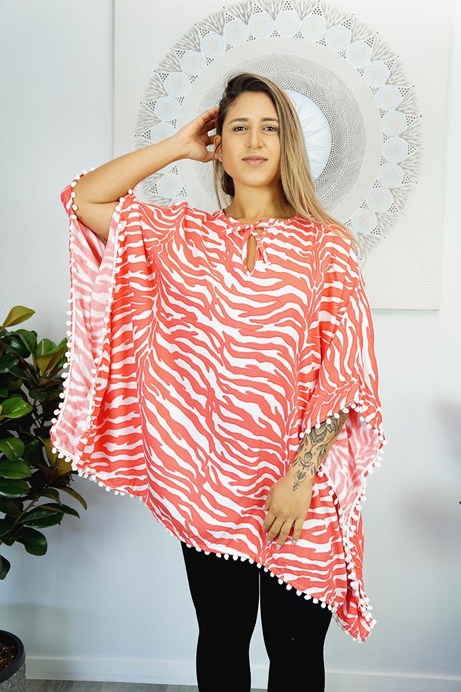 Pom Pom Tunic "Zebra"