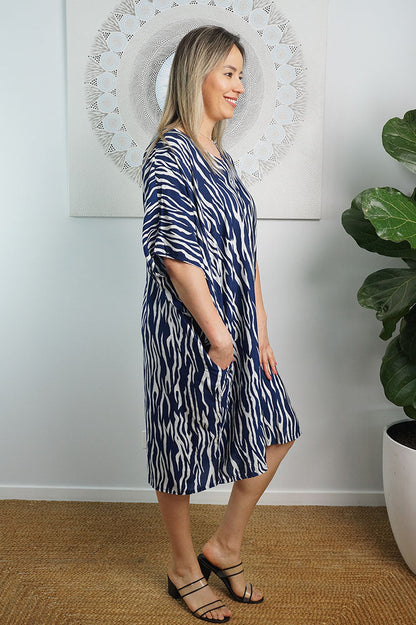 Resort Dress "Zebra"