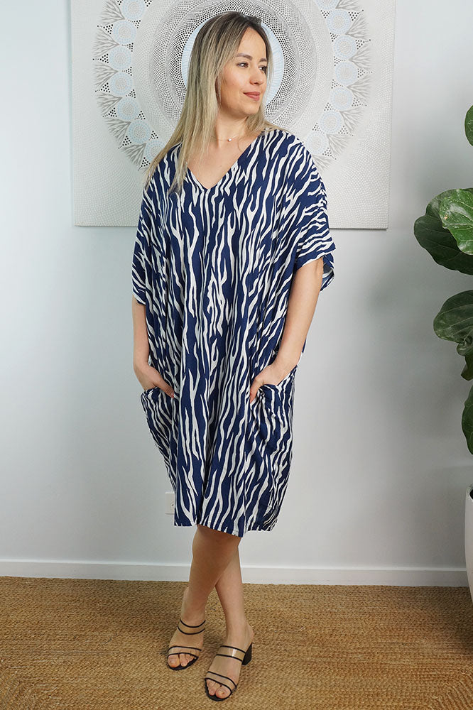 Resort Dress "Zebra"