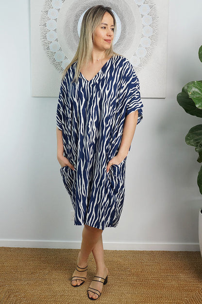 Resort Dress "Zebra"