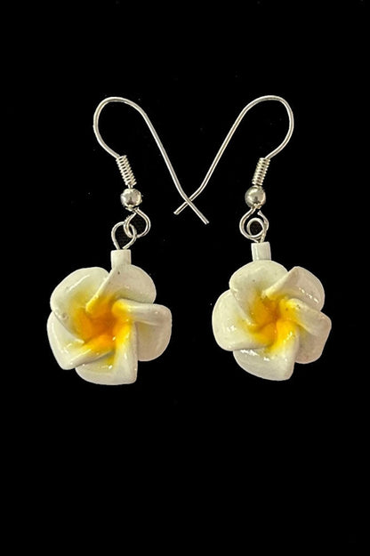 Frangipani Hook Earings