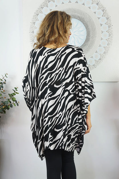 Short Tunic "Large Zebra"