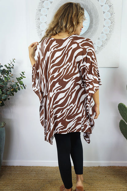 Short Tunic "Large Zebra"