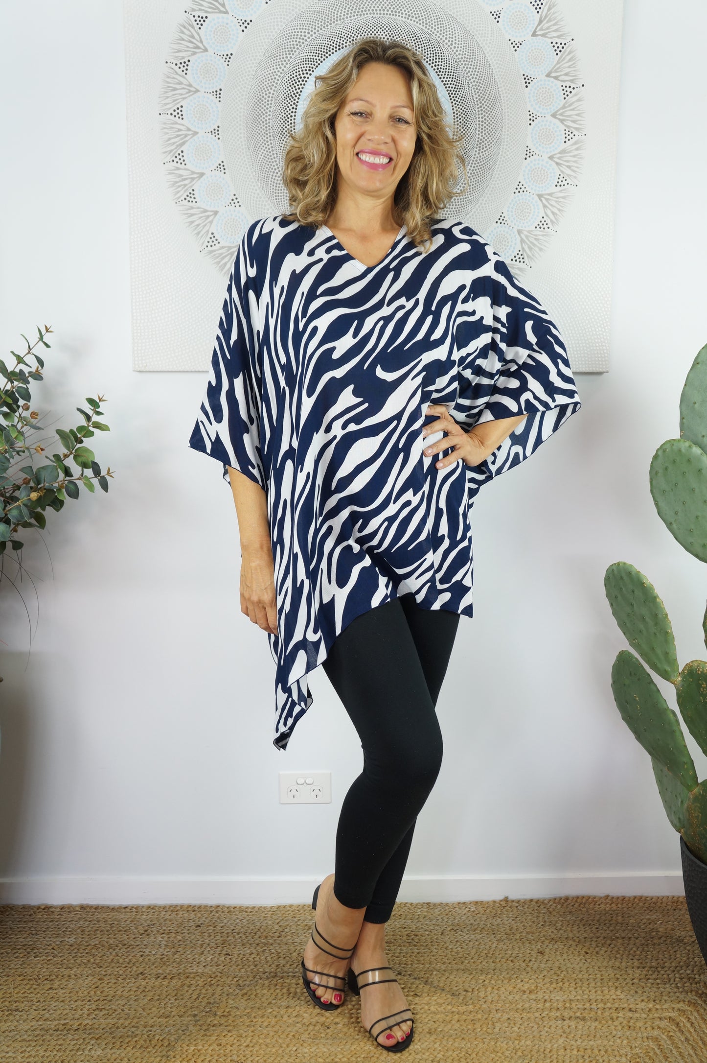 Short Tunic "Large Zebra"