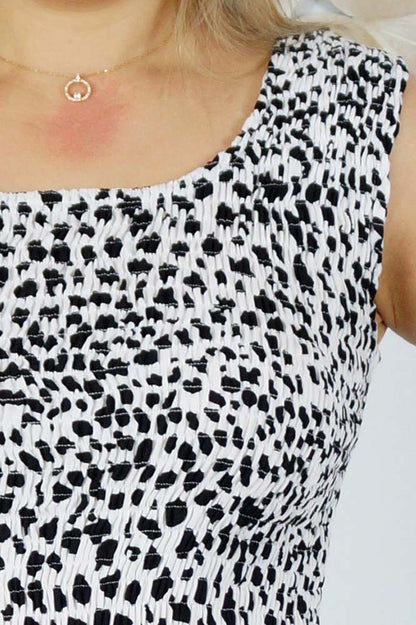 Singlet Smock Dress "Spotty"