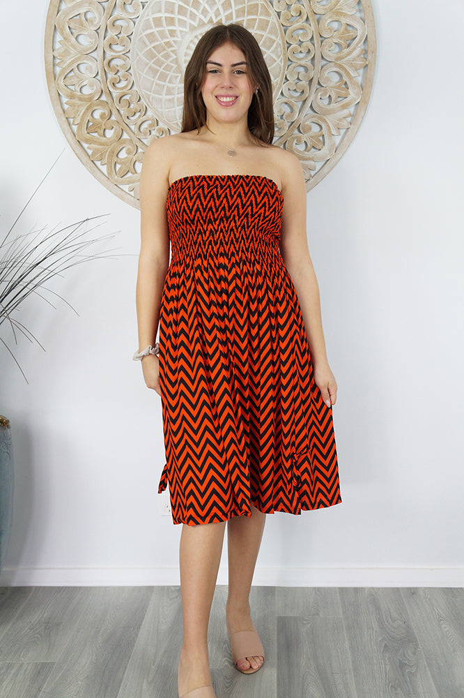 Smock Dress "Zigzag"