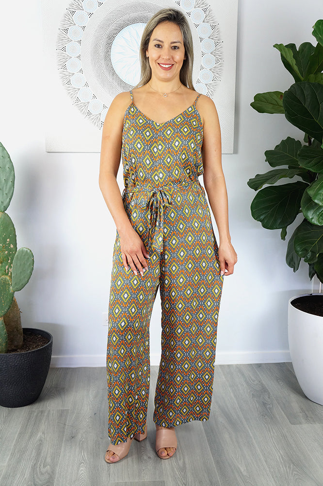 Stomper Jumpsuit "Dimple" print