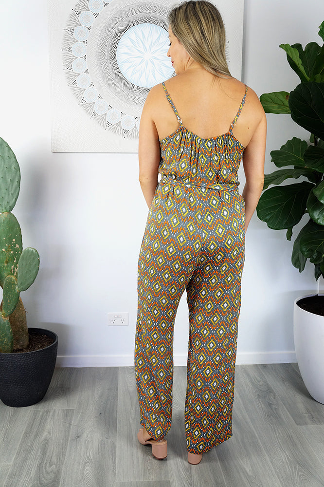 Stomper Jumpsuit "Dimple" print