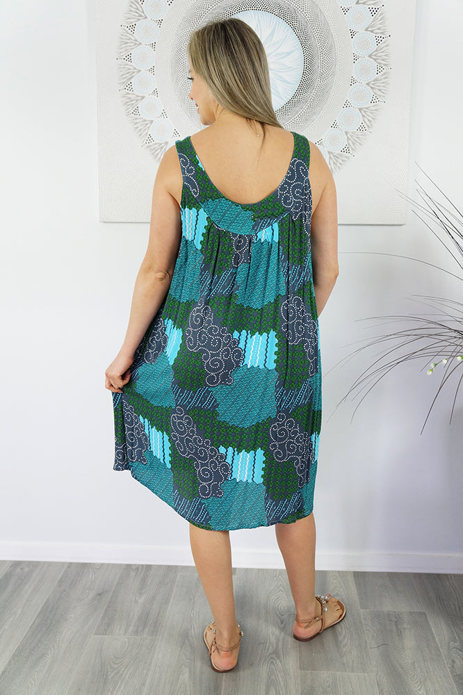 Tahiti Dress "Mosaic"