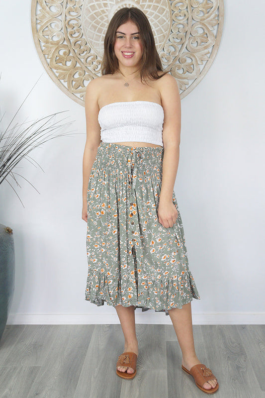 Tangelo Skirt "Springflower"