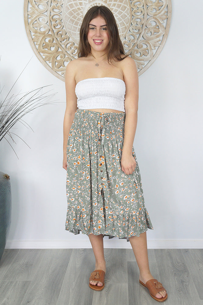 Tangelo Skirt "Springflower"