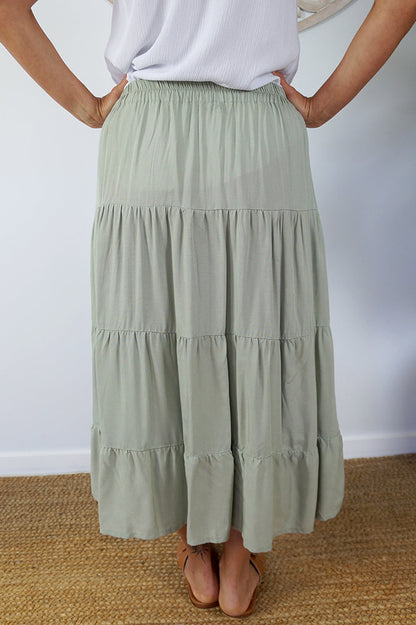 Tiered Skirt "Plain"