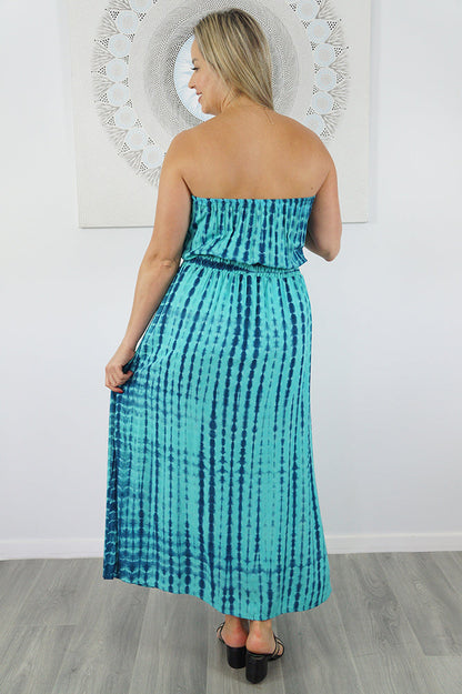 Tube Dress "Crackle Tie Dye"