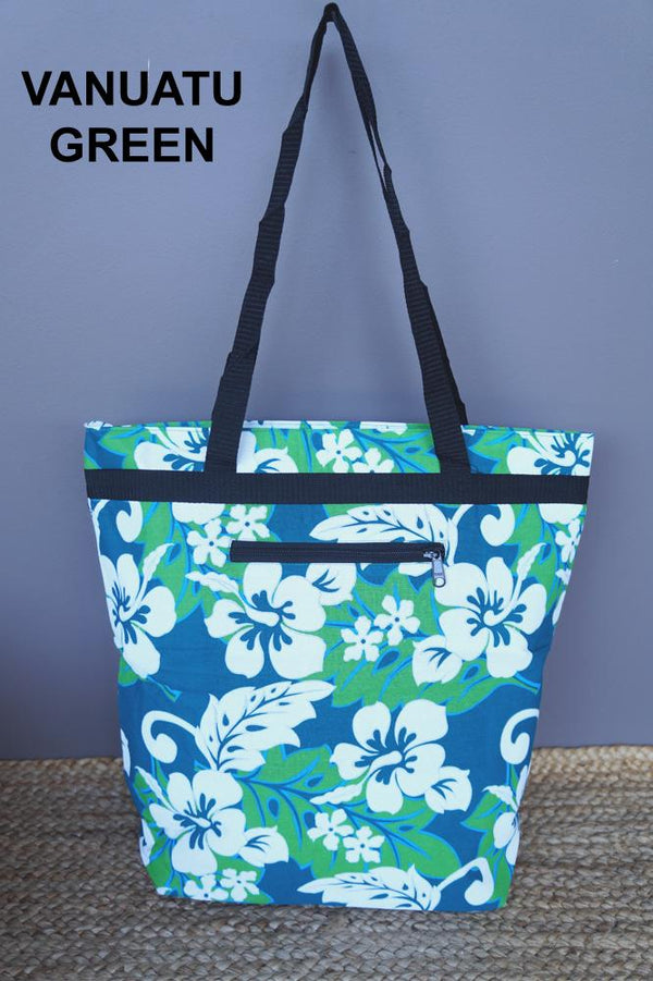 "Vanuatu" print Carry Bags